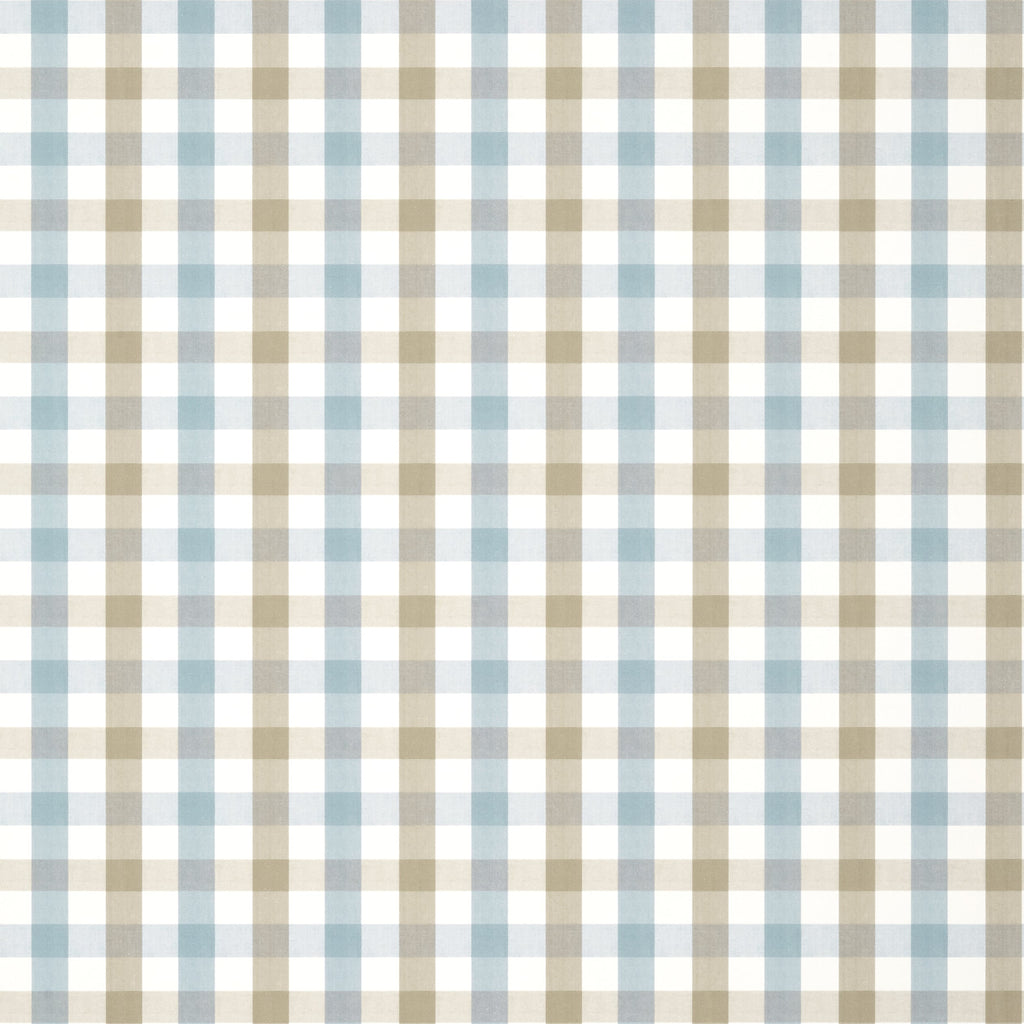 Saybrook Check, Spa Blue and Beige
