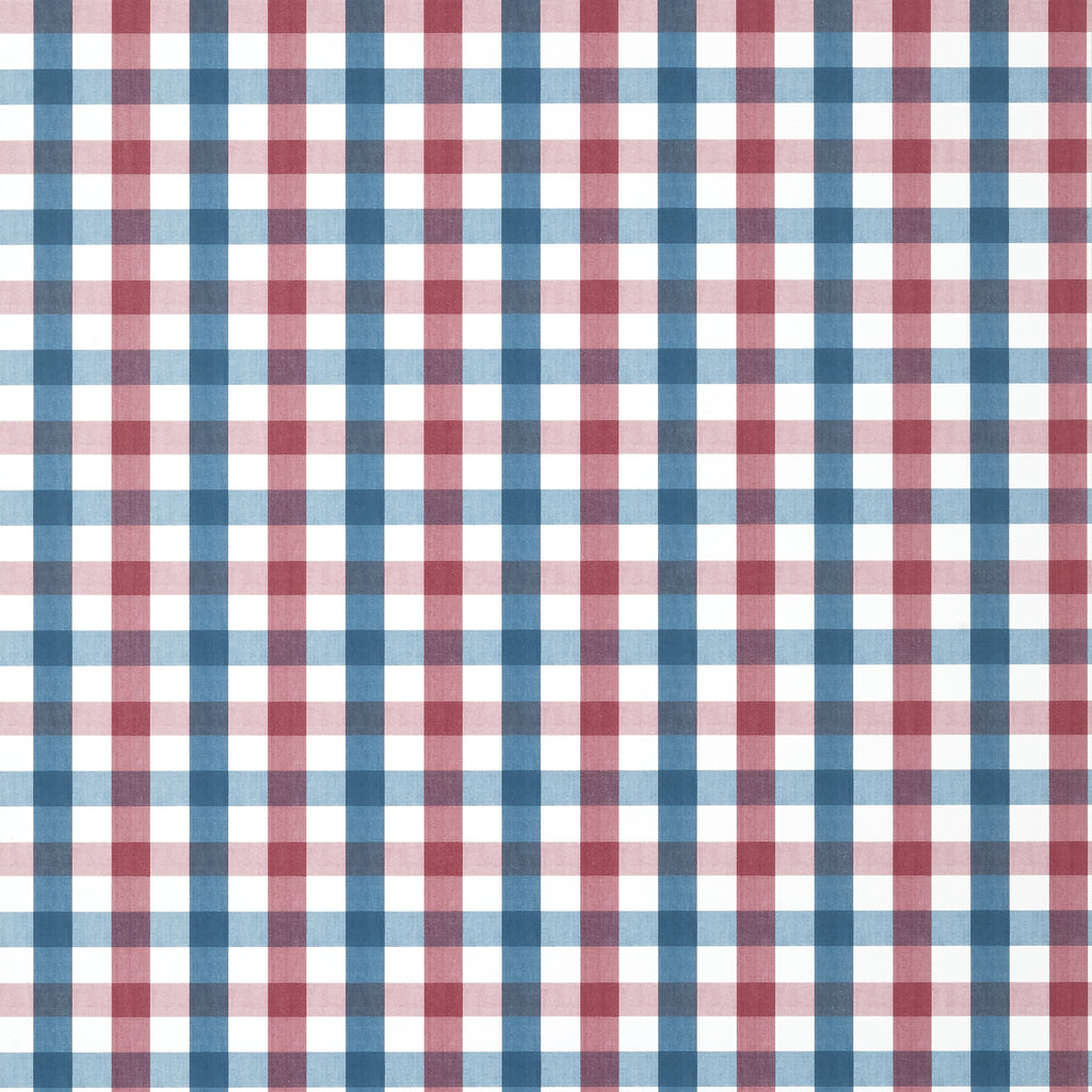 Saybrook Check, Red and Blue