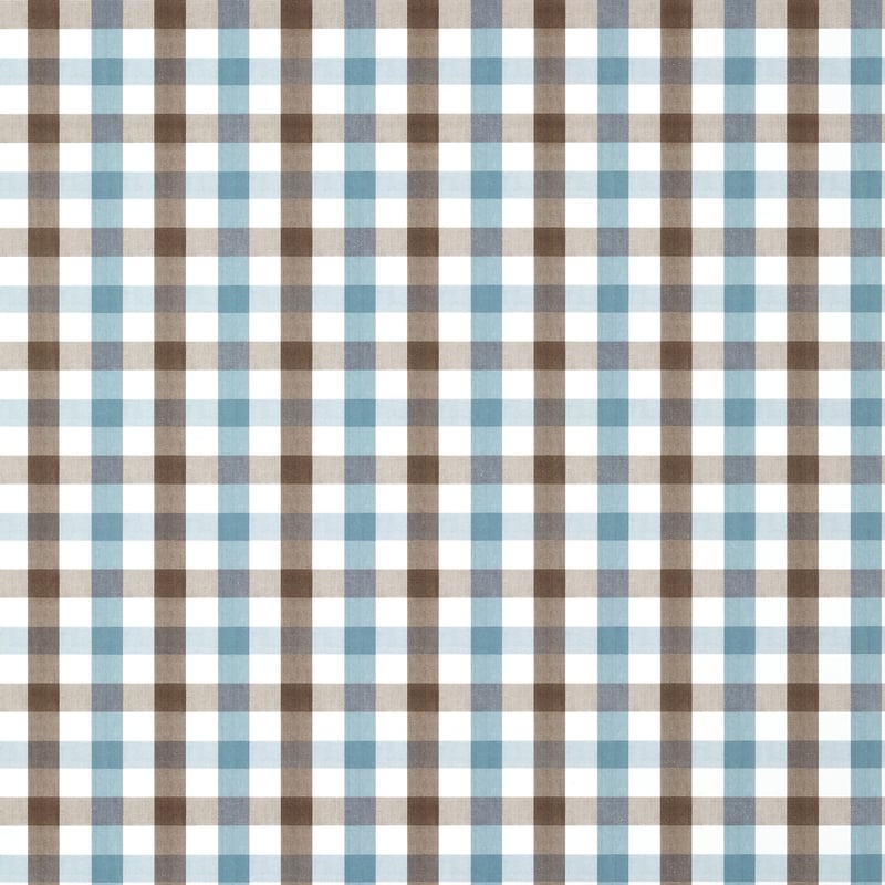 Saybrook Check, Brown and Slate