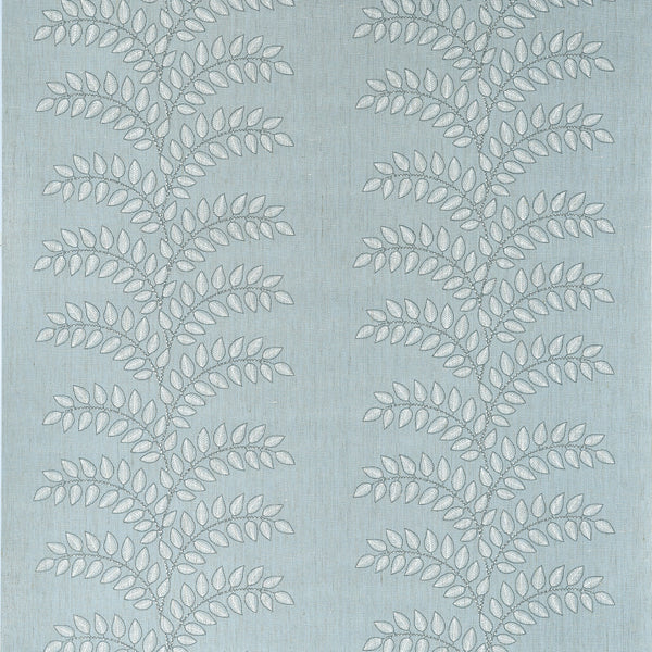 Frondescence, Light Blue Wallcoverings | Thibaut