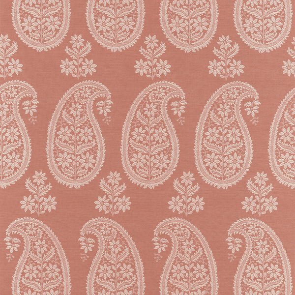 Campania Paisley, Coral Wallcoverings | Thibaut