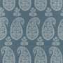Campania Paisley, Steel Blue
