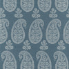 Campania Paisley, Steel Blue