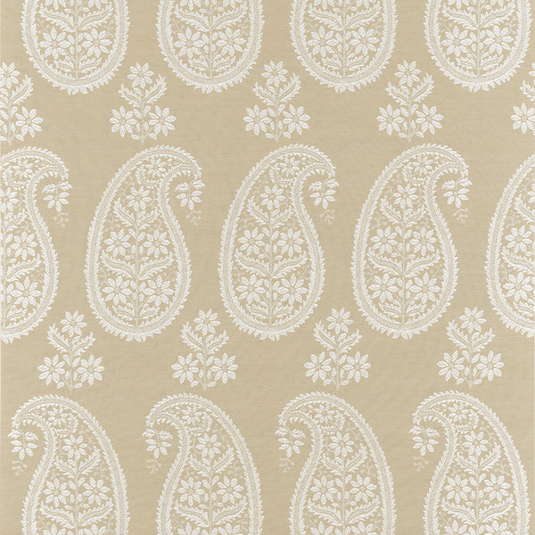 Campania Paisley, Beige Wallcoverings | Thibaut