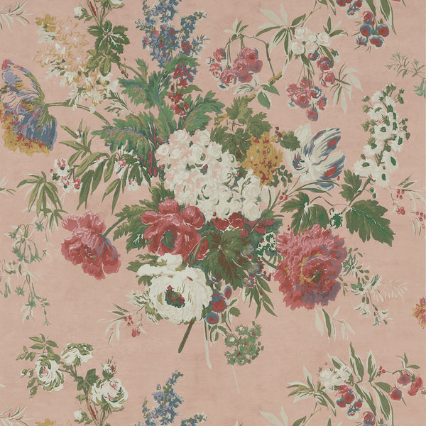 Garden Club, Blush Wallcoverings | Thibaut