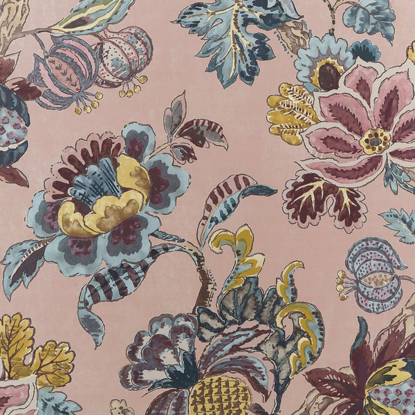 Stockbridge, Blush Wallcoverings | Thibaut