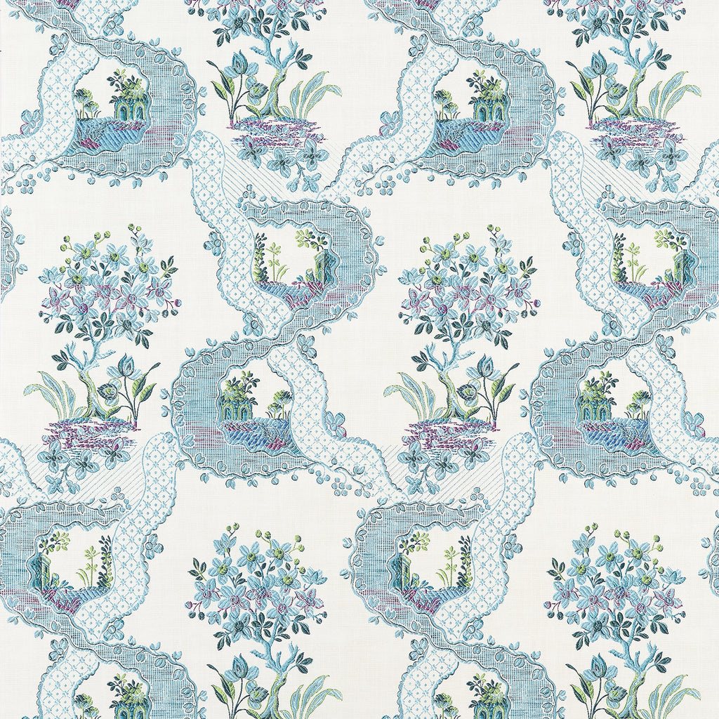 Antoinette, Blue and Plum