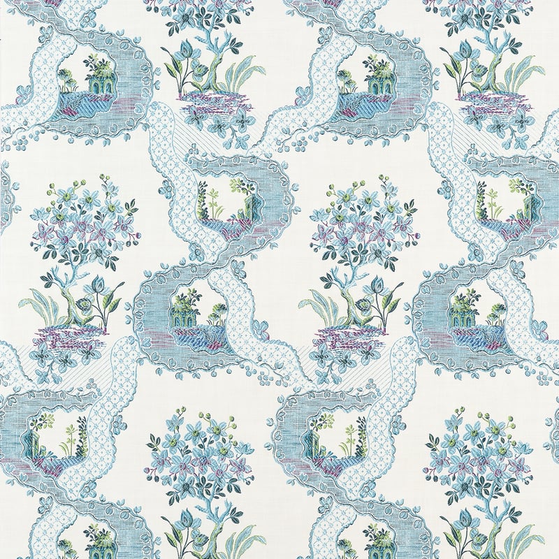 Antoinette, Blue and Plum