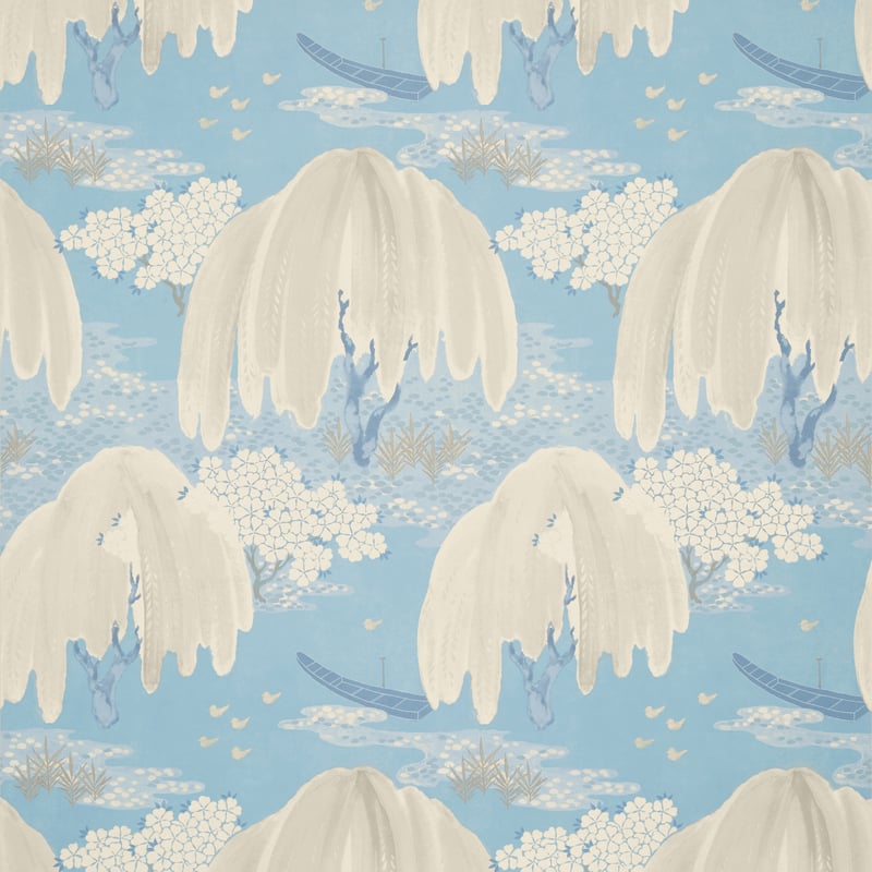 Willow Tree, Soft Blue