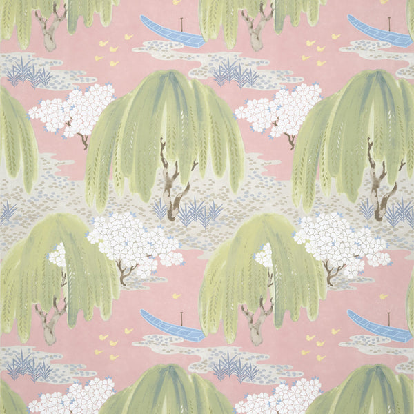 Willow Tree, Blush Wallcoverings | Thibaut