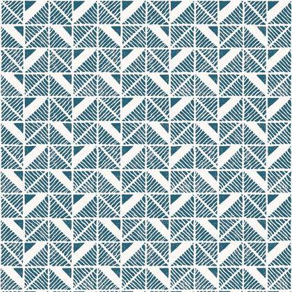 Saybrook Check - Navy Wallcovering | Anna French