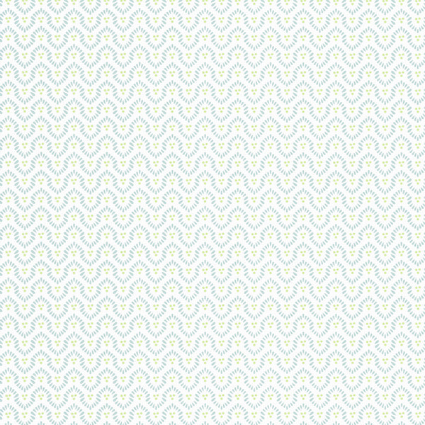 Wynford, Soft Blue Wallcoverings | Thibaut