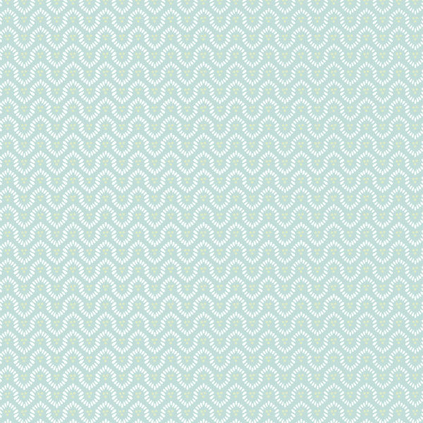 Wynford - Light Blue Wallcovering | Anna French