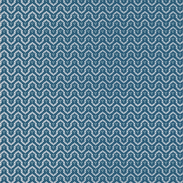 Wynford, Navy Wallcoverings | Thibaut
