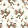 Dragon Dance, Metallic Gold on Neutral