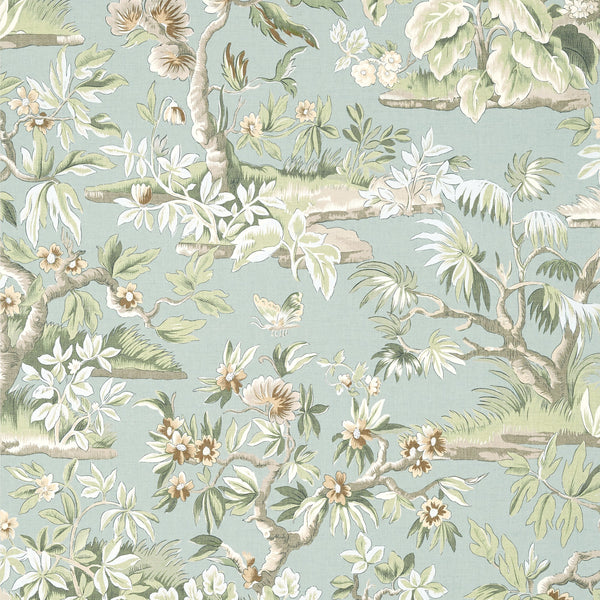 Elwood - Robin's Egg Wallcovering | Anna French