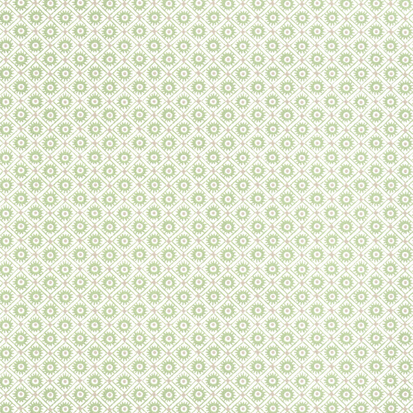 Mini Sun - Green Wallcovering | Anna French