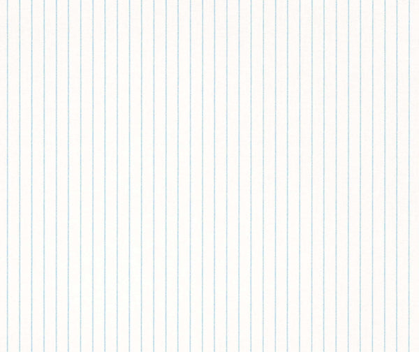 Wesley Stripe - White Wallcovering | Anna French