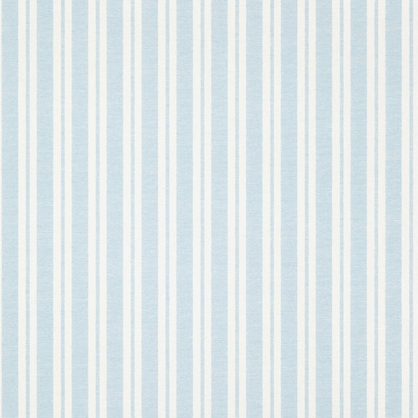Ryland Stripe - White Wallcovering | Anna French