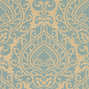 Annette, Aqua on Metallic Champagne