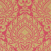 Annette, Metallic Gold on Pink