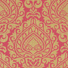 Annette, Metallic Gold on Pink