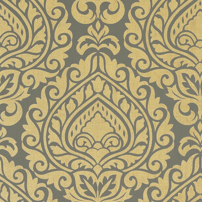Annette, Metallic Gold on Smoke