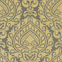 Annette, Metallic Gold on Smoke