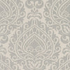 Annette, Metallic Silver on Linen