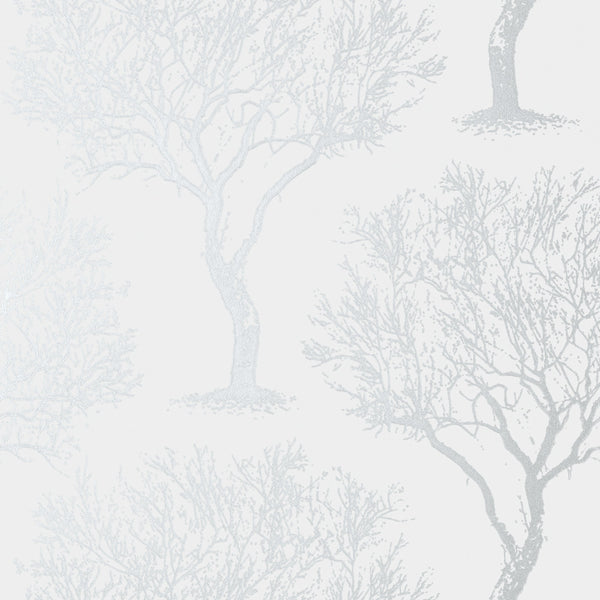 Winfell Forest, Ivory Wallcoverings | Thibaut