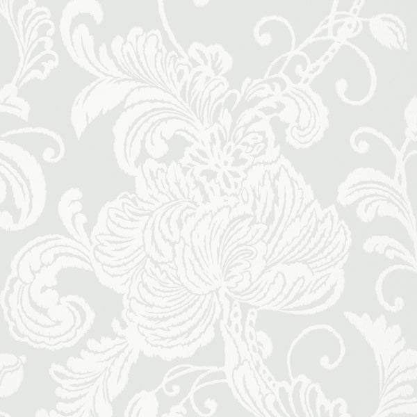 Verey, Grey Wallcoverings | Thibaut