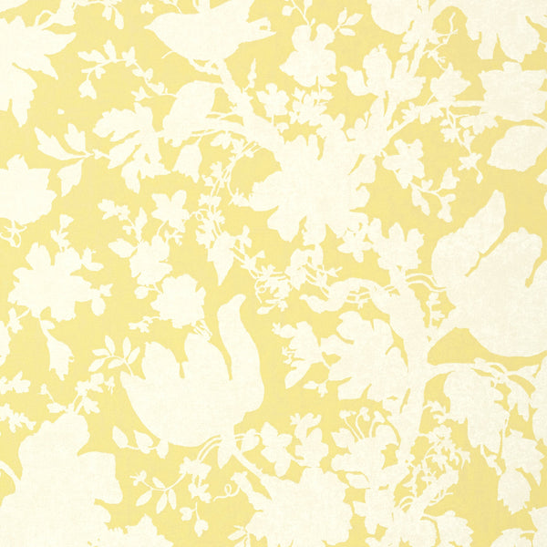 Garden Silhouette, Citron Wallcoverings | Thibaut