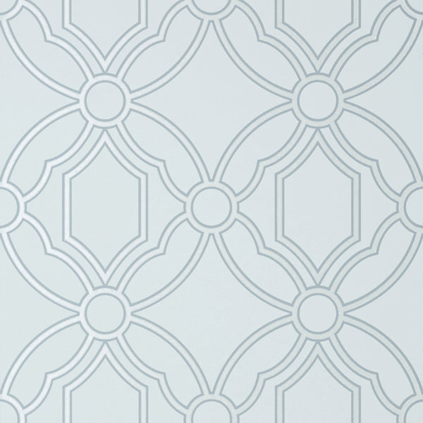 Roscoe, Pale Blue Wallcoverings | Thibaut