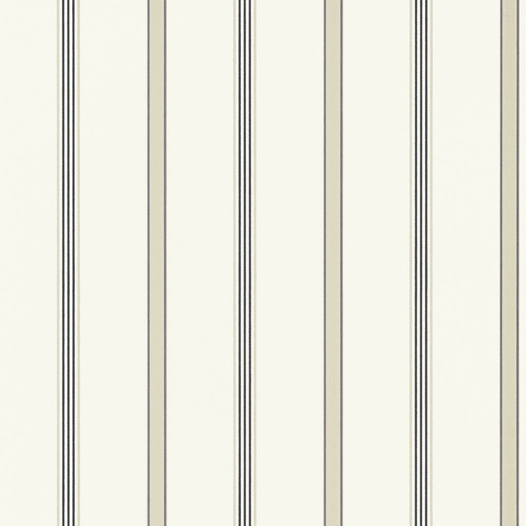 Dawson Stripe, Charcoal and Linen