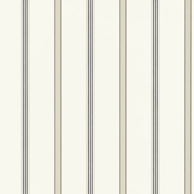 Dawson Stripe, Charcoal and Linen