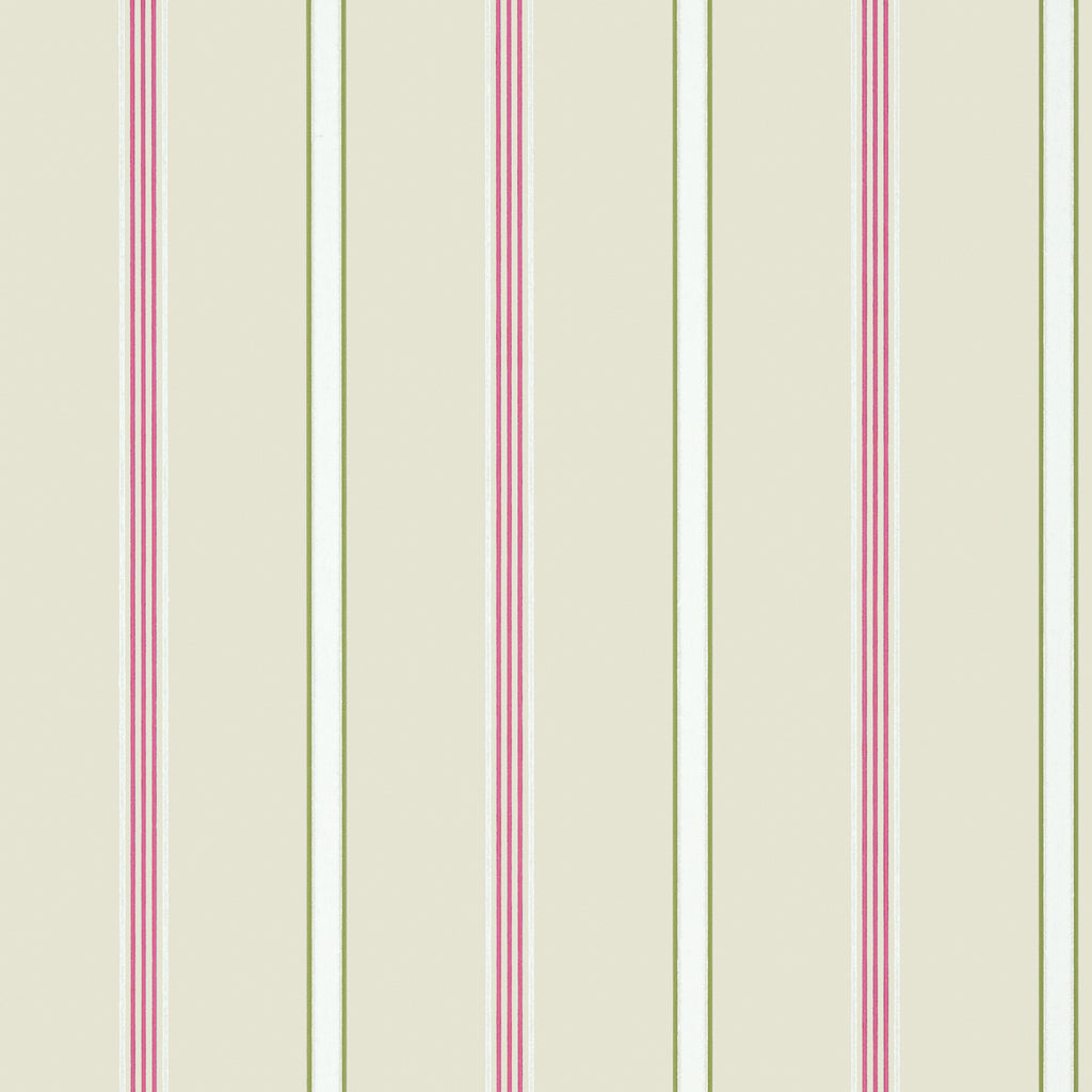 Dawson Stripe, Pink and Green