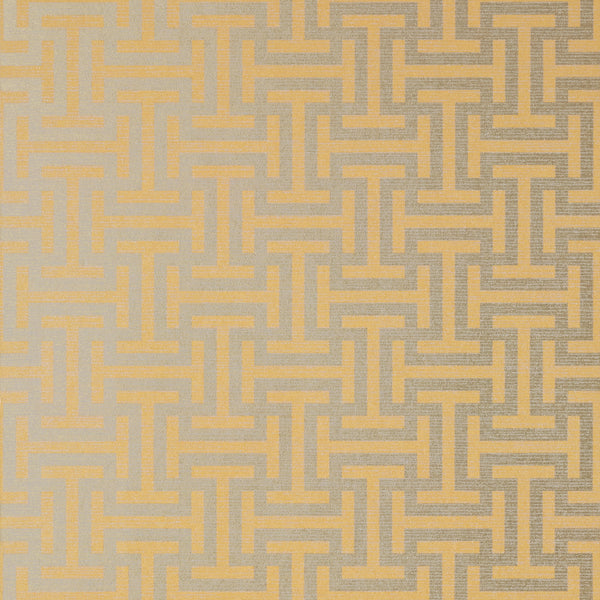 Rymann, Metallic Gold and Silver Wallcoverings | Thibaut