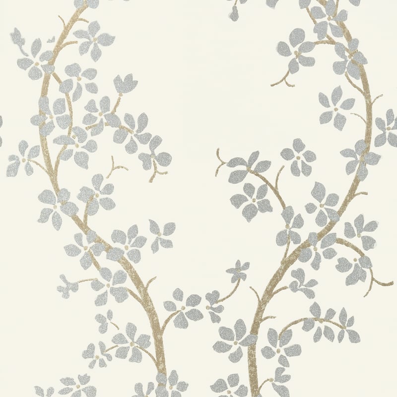 St. Albans Grove, Silver on Cream