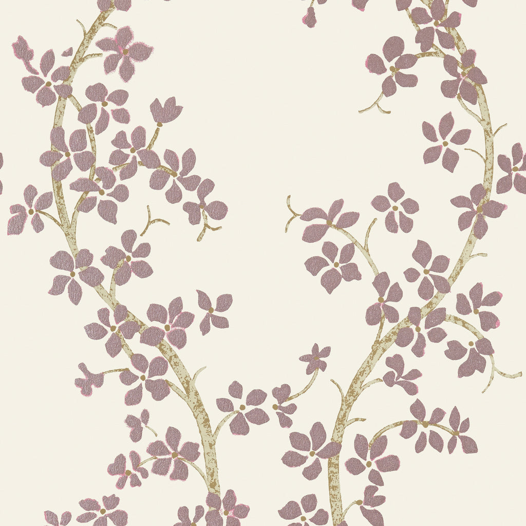 St. Albans Grove, Pink on Ivory