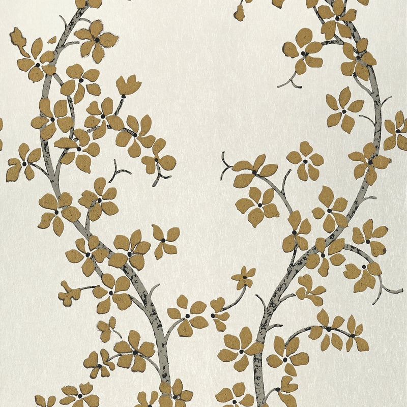 St. Albans Grove, Metallic Gold on Pearl