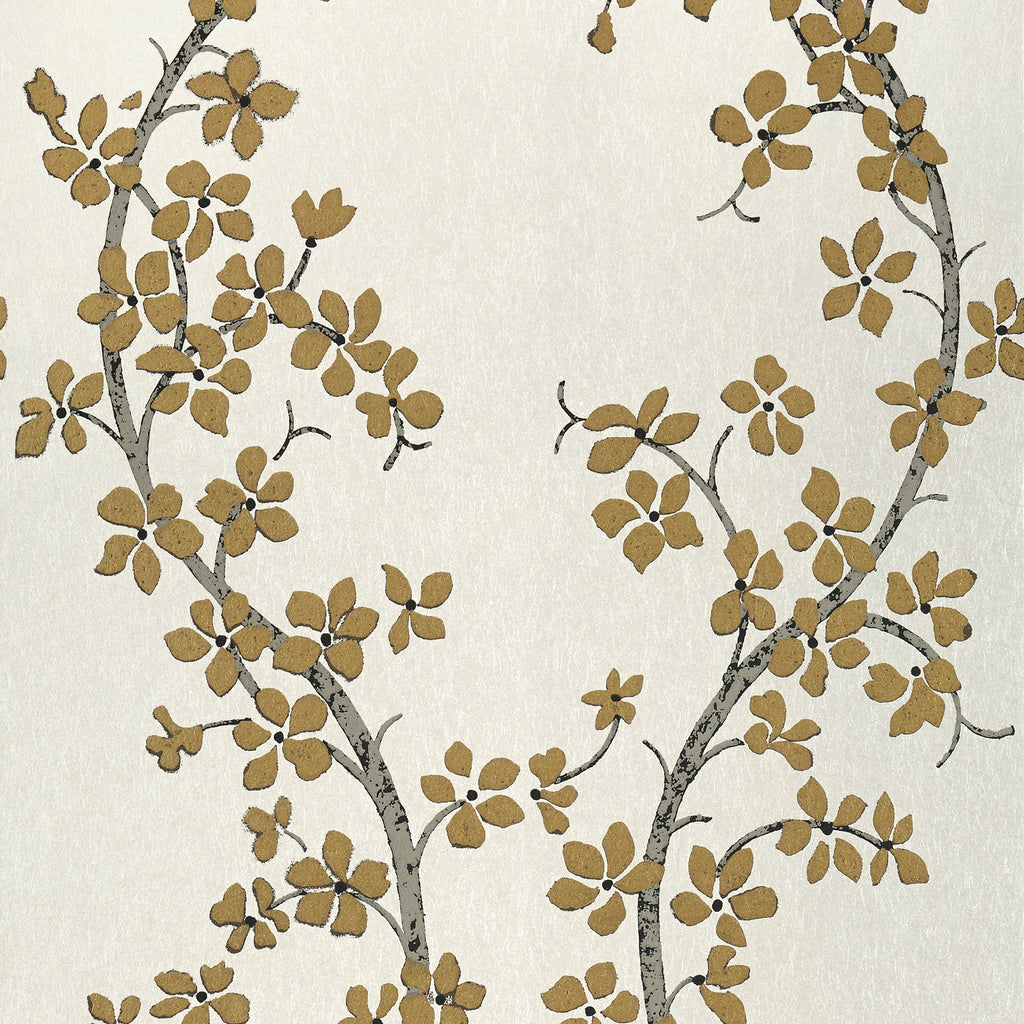 St. Albans Grove, Metallic Gold on Pearl