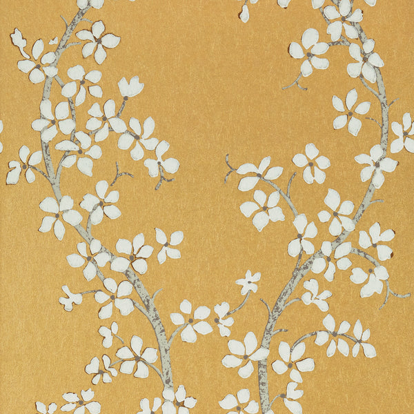 St. Albans Grove, Metallic Gold Wallcoverings | Thibaut