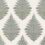 Palampore Leaf, Robin's Egg and Beige
