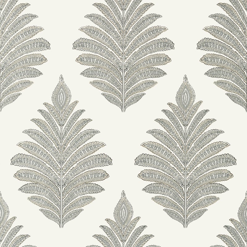 Palampore Leaf, Grey