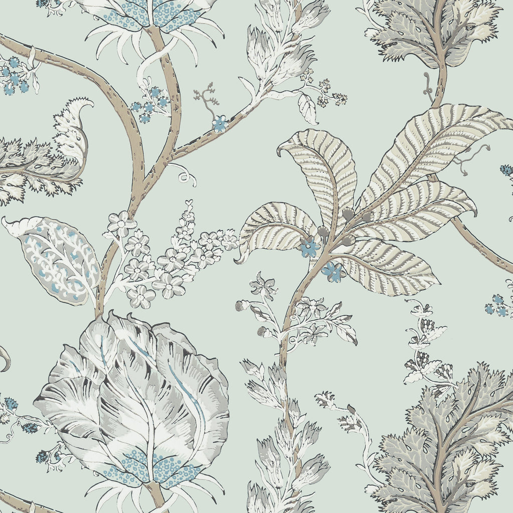 Kalamkari Vine, Robin's Egg