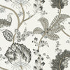 Kalamkari Vine, Black and White Wallcoverings | Thibaut