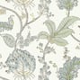 Kalamkari Vine, Yellow and Aqua