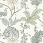 Kalamkari Vine, Yellow and Aqua