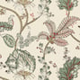 Kalamkari Vine, Red and Gold