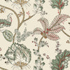Kalamkari Vine, Red and Gold Wallcoverings | Thibaut